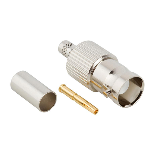 RF Connector - BNC Straight Crimp Jack for RG-55 RG-142 RG-223 50 Ohms image 0