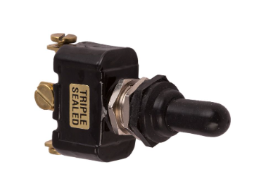 Sealed Toggle Switches On/Off/On Single Pole 6-32 Screw Terminal
