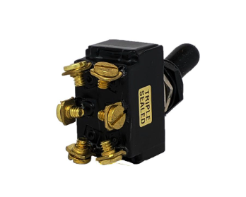 Sealed Toggle Switch On/On Double Pole 6-32 Screw Terminal