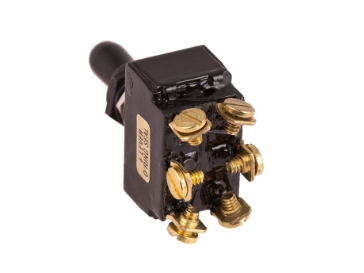 Sealed Toggle Switch On/Off/MOM Double Pole 6-32 Screw Terminal