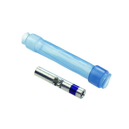 Blue Raychem Butt Splice Tin Plated 20-16 AWG image 0