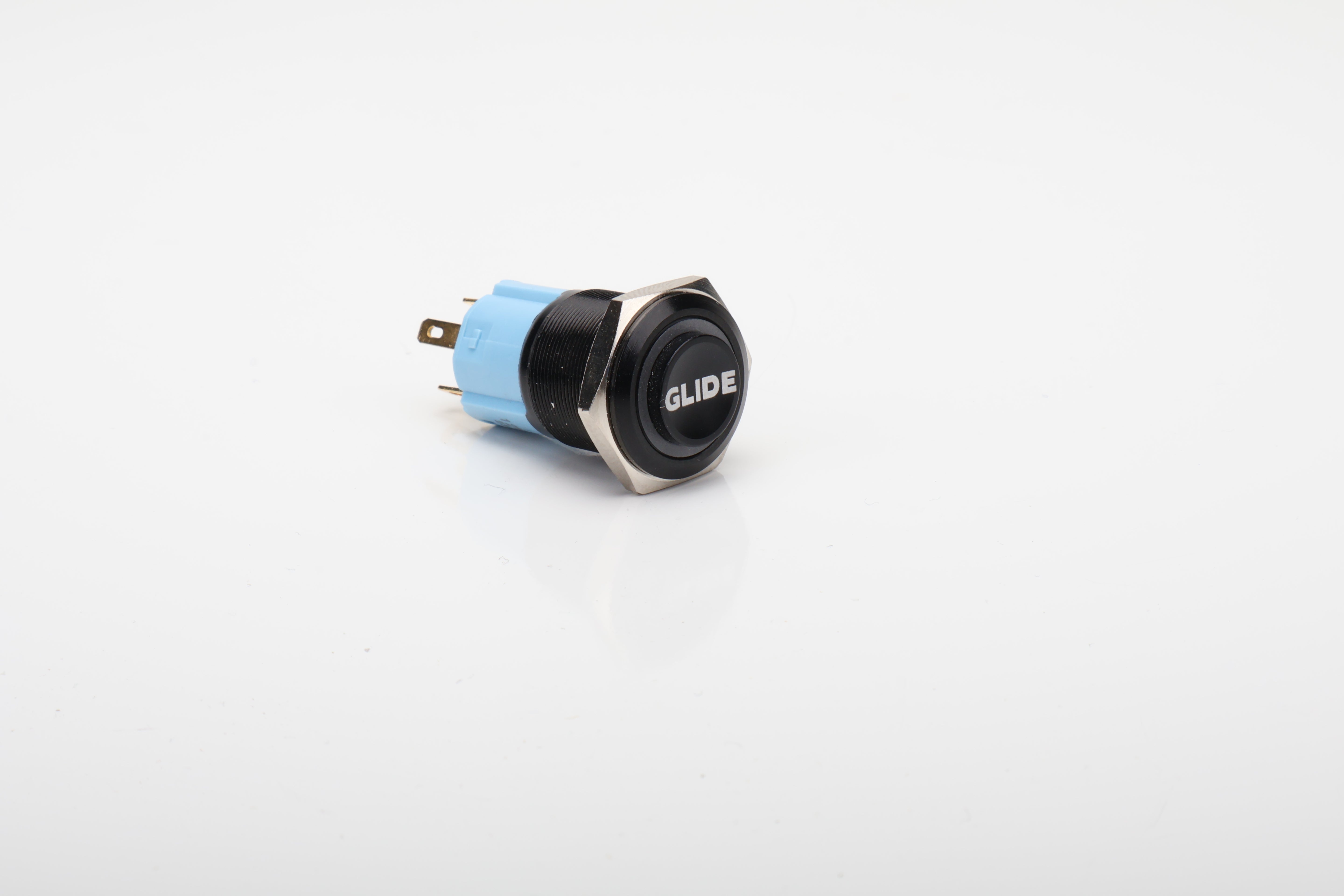 16mm Smart Glide Push Button With Red Halo