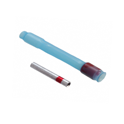 Red Raychem Butt Splice Tin Plated 26-20 AWG image 0
