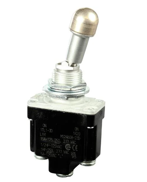 Honeywell On-On DPDT Locking Toggle Switch