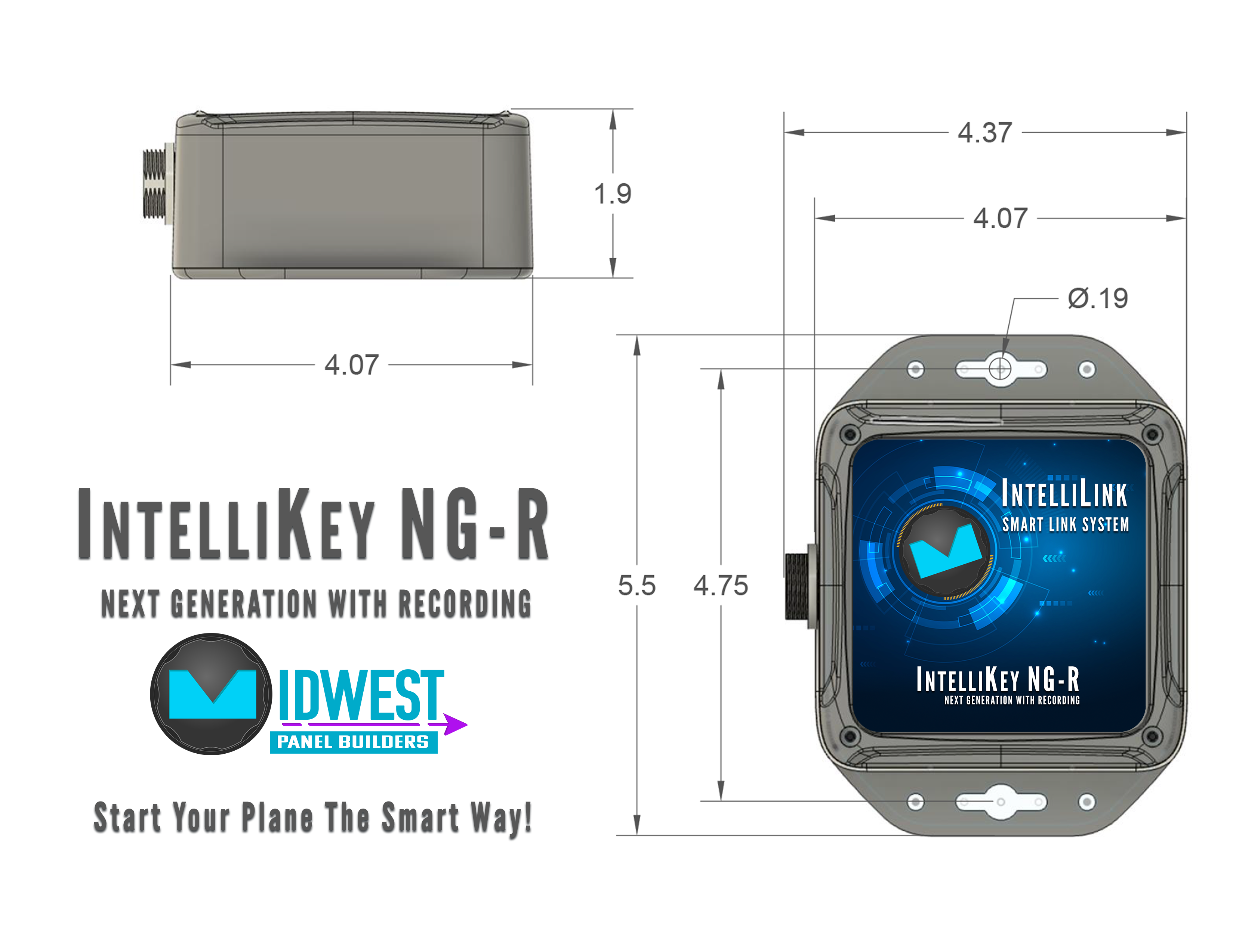 IntelliKey Next Generation with Recording for Experimental Aircraft image 2