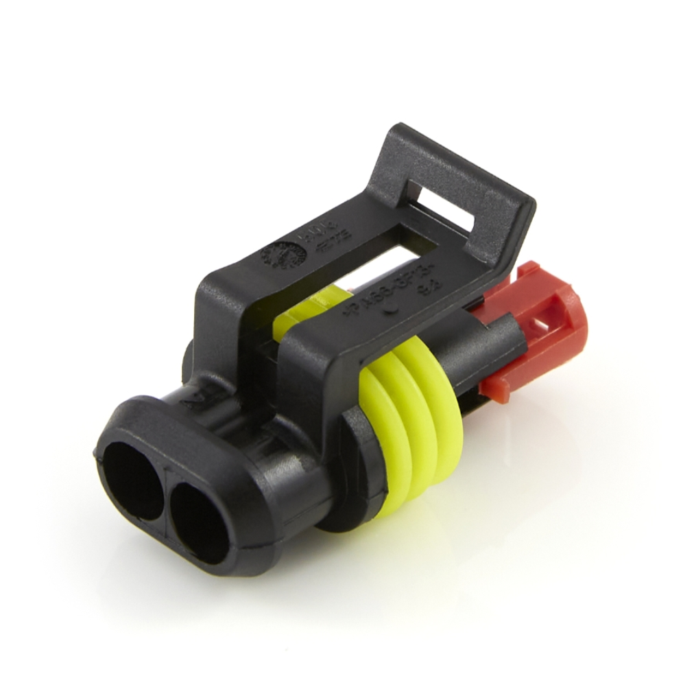 TE Connectivity 282080-1, 2-Way AMP Superseal 1.5, Plug Housing image 0