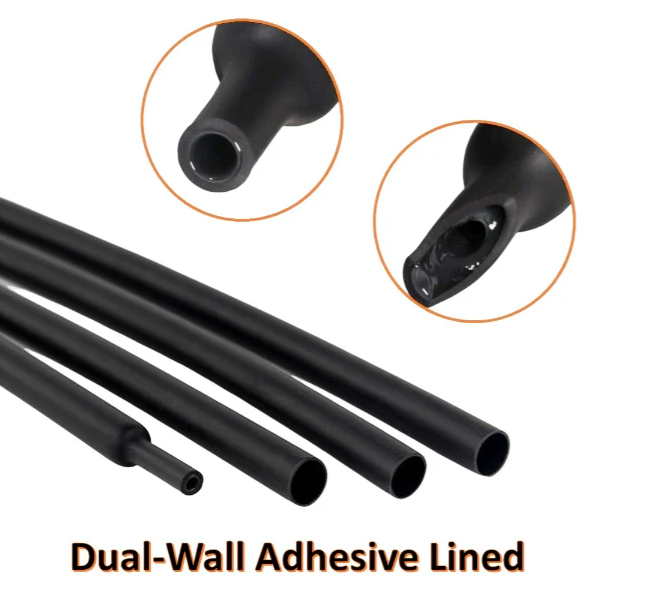 Heat Shrink Tubing Adhesive Lined - 3:1