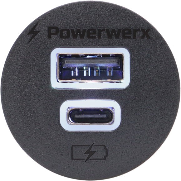 75W USB QC3.0 and USB Type-C QC4.0 Fast Charger