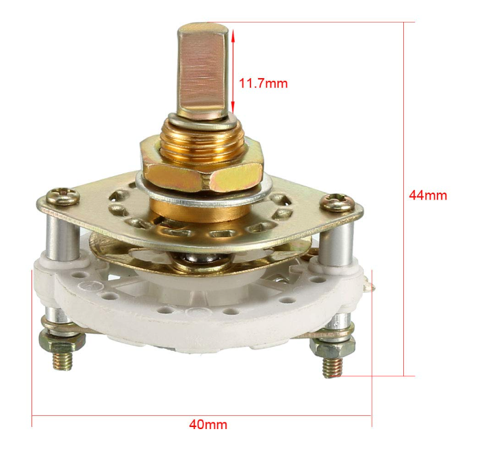 Sinlge Pole 4 Position Rotary Switch