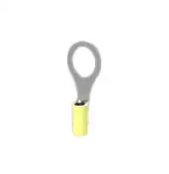 12awg - 10awg x 5/16" Yellow Ring Terminal