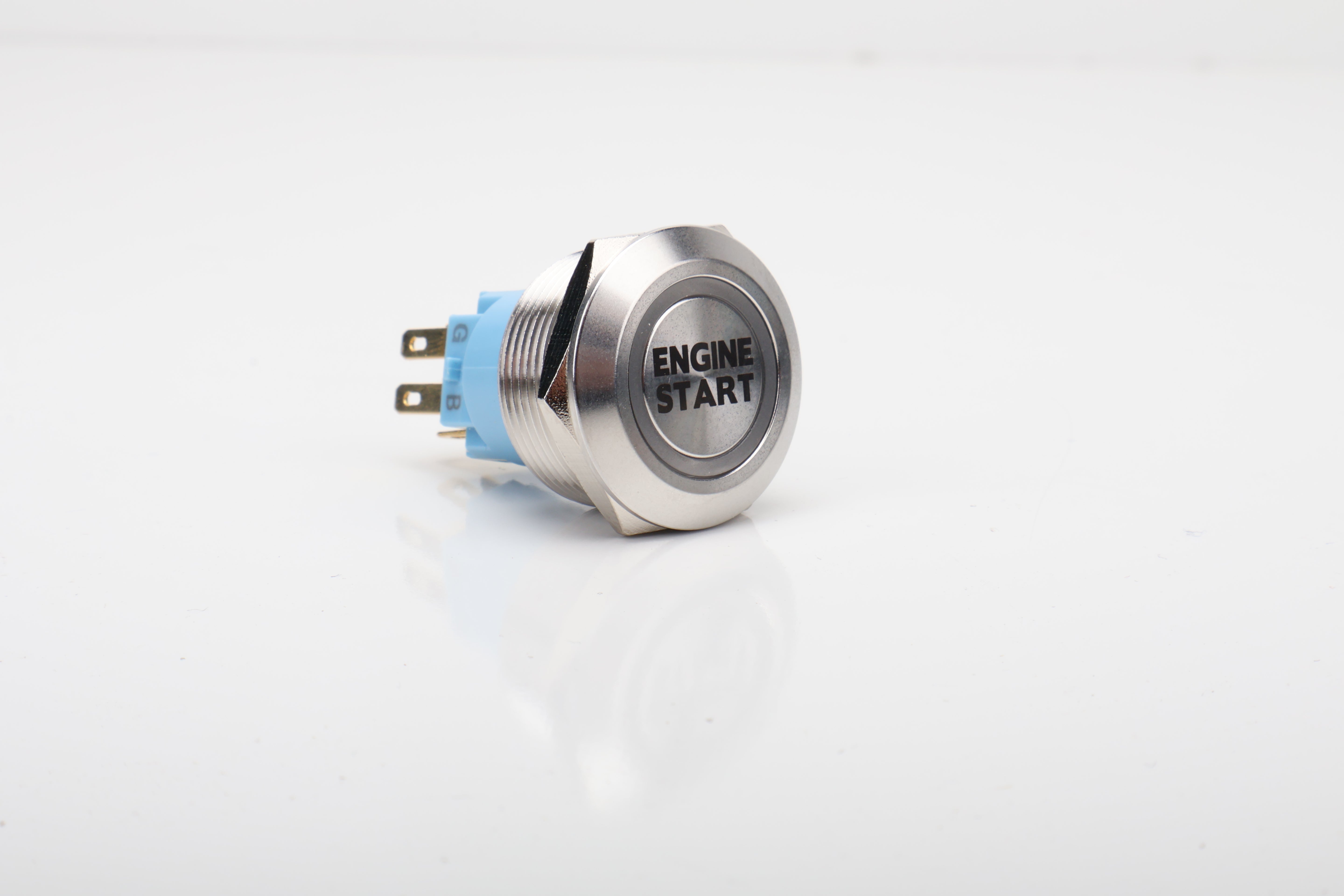 19mm Engine Start Push Button With RGB Halo