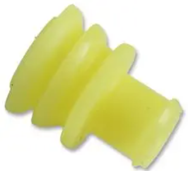 TE Connectivity 281934-2 Amp Superseal 1.5 Yellow Wire Seal 18-16 GA image 0