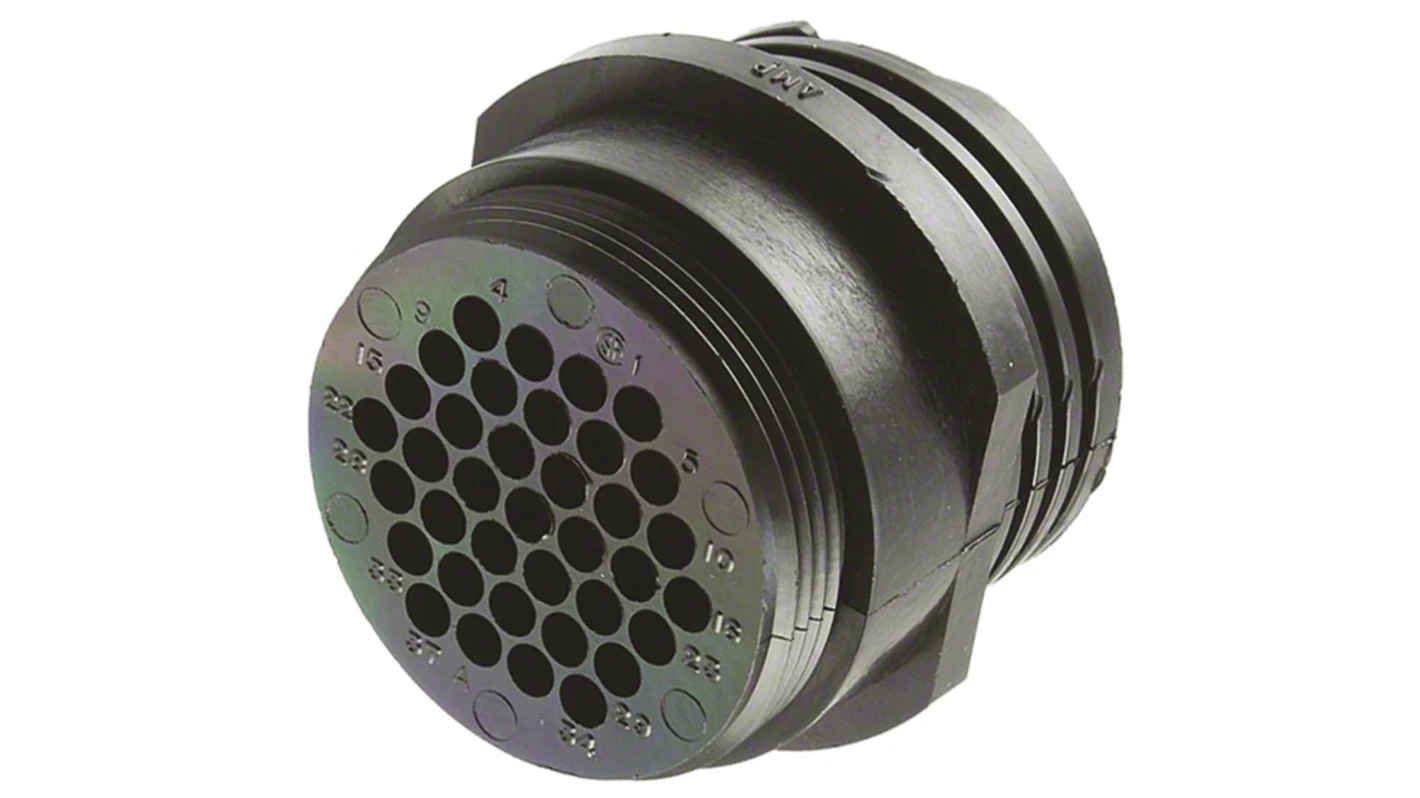 Circular Connector/37 Position, Size 23, Free Hanging Mount, Straight Angle, Threaded image 0