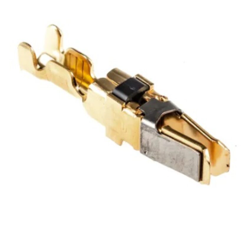 Contact, Multimate, Type Xll Series, Socket, Crimp, 12 AWG, Gold Plated Contacts image 0
