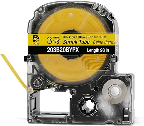 Epson_3mm_Yellow_Shrink_Tube